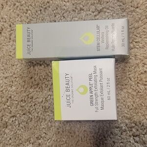Juice beauty skincare set Stem Cellular and Green Apple Peel BNIB